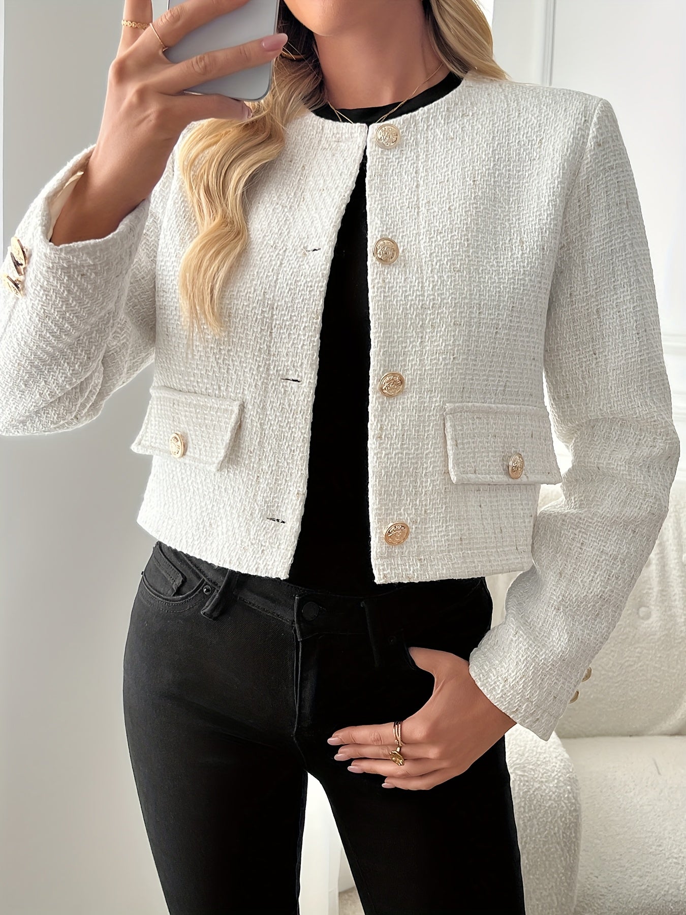 Alessia | Giacca in Tweed Corto