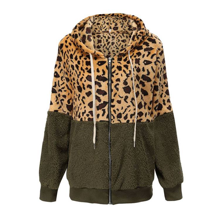 Lea - Felpa in Fleece con Design Leopardo