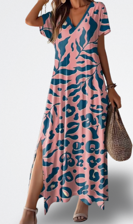 Abito Lungo Stile Tropicale