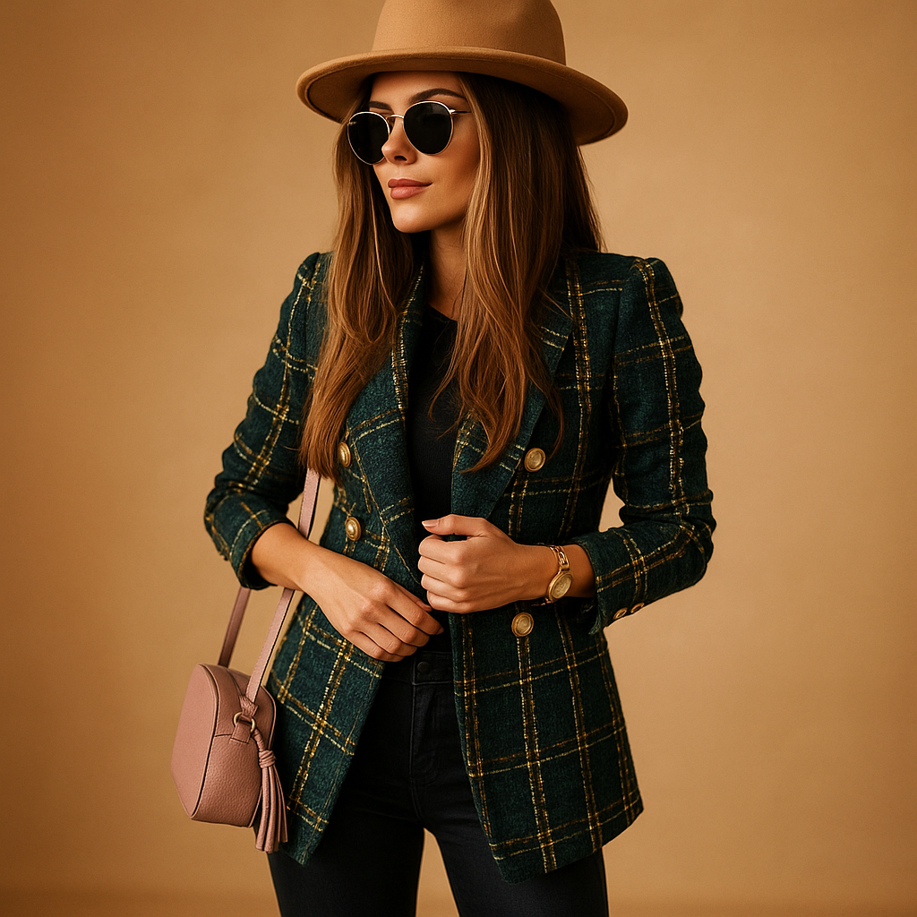 Blazer aderente con taglio elegante per donne | Tessa