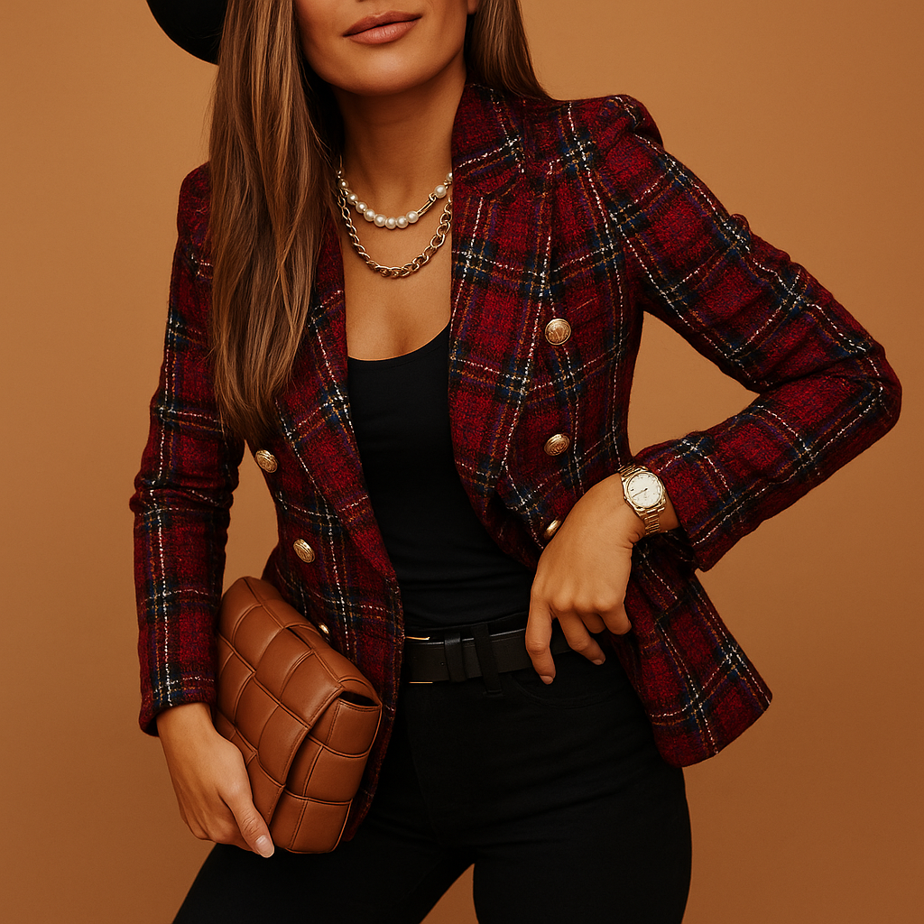 Blazer aderente con taglio elegante per donne | Tessa