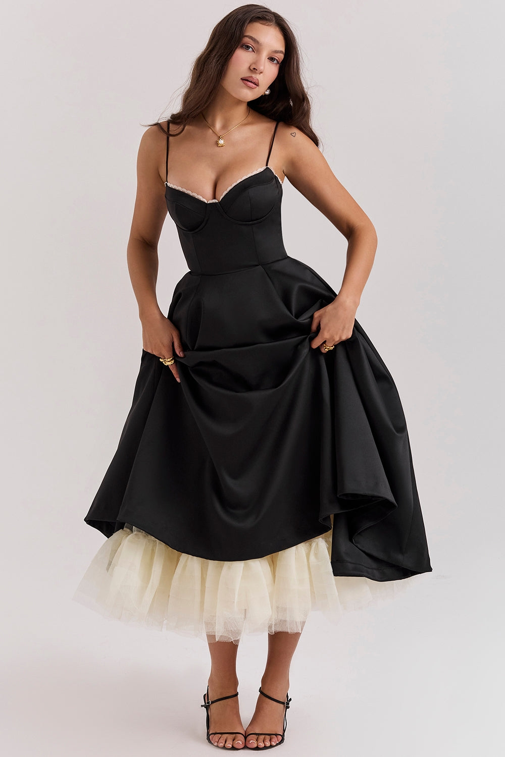 Abito Midi in Tulle Cindy