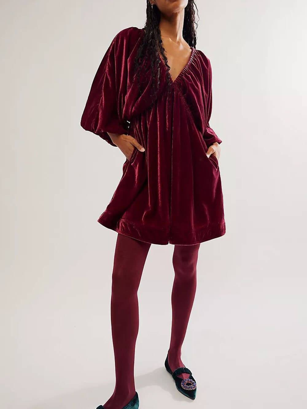 Victoria™ | Portia Velvet Mini Dress