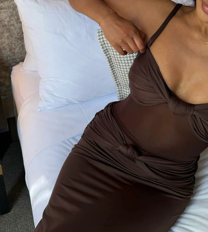 Zola | Abito Maxi con Spalline Rimovibili