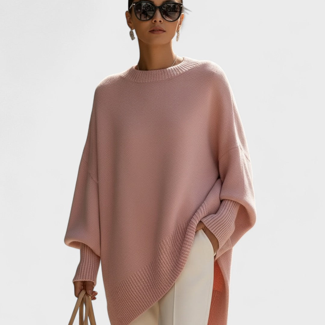 Mandy – Poncho Oversize Eleganza Semplice