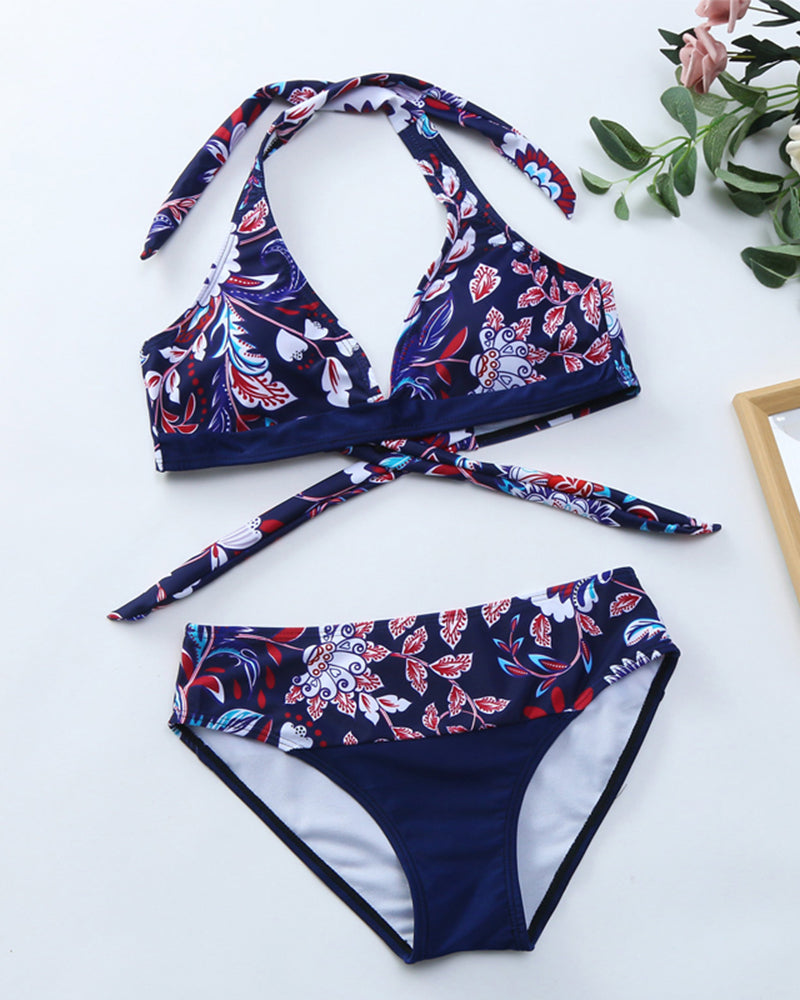 Victoria™ | Floral Pattern Bikini Set