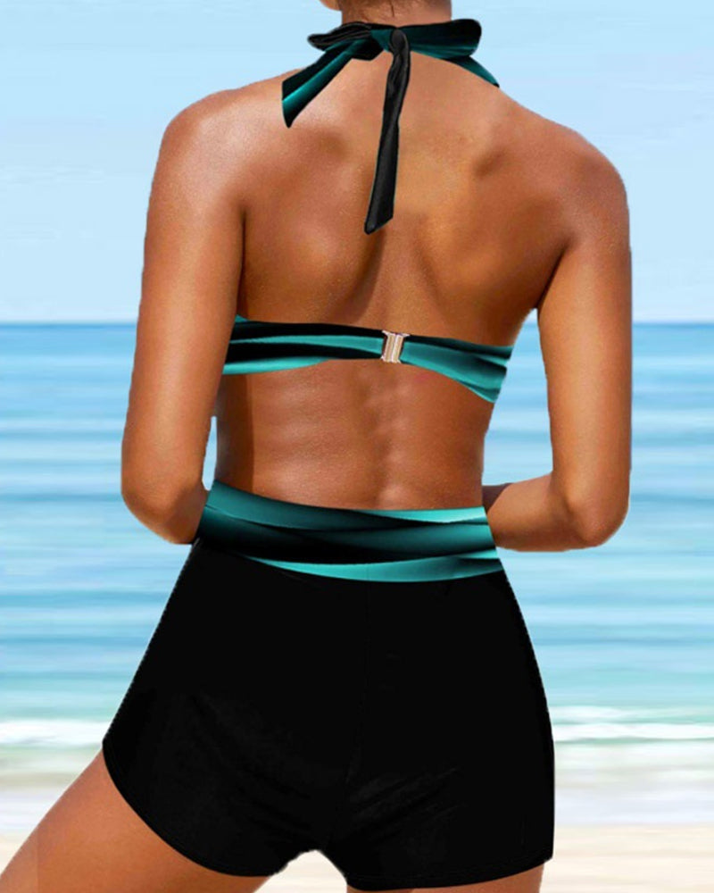 Victoria™ | Strappy Halter-Cross Bikini