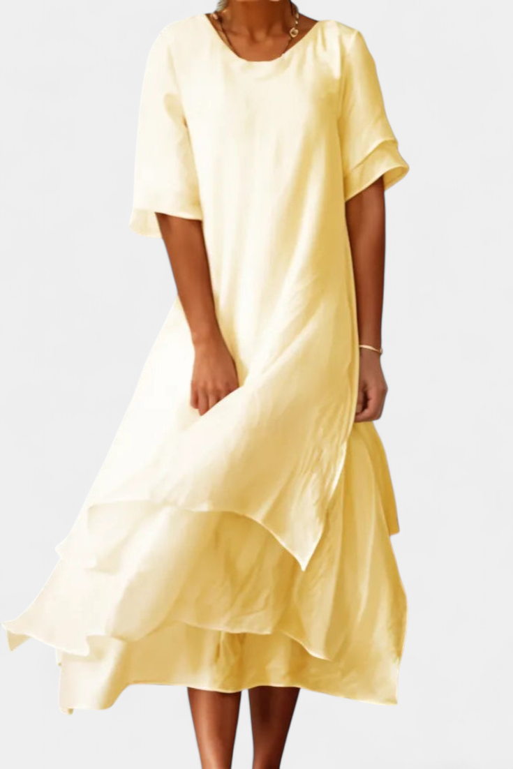 Eloise Vestito Maxi a Strati Elegante