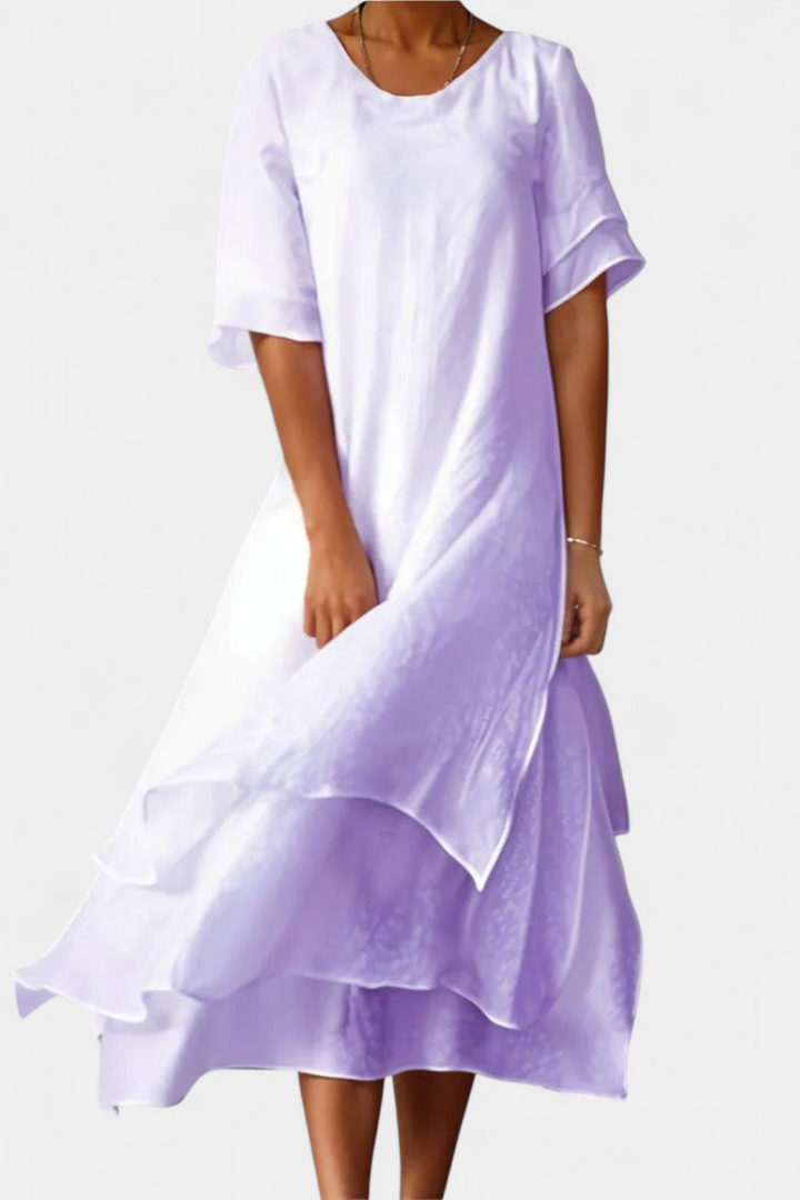 Eloise Vestito Maxi a Strati Elegante