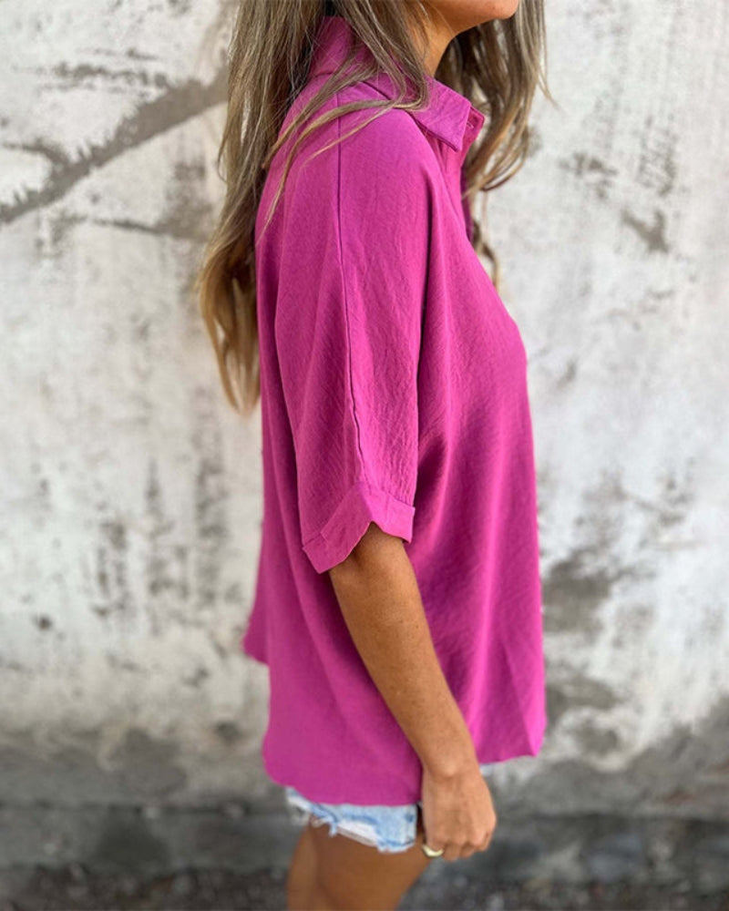 Sirena | Camicia Casual con Colore e Stile – Per un’Eleganza Senza Sforzo