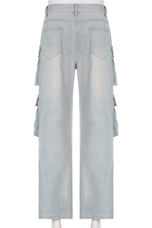 Sofia™ | Jeans dritti con eleganti dettagli in strass