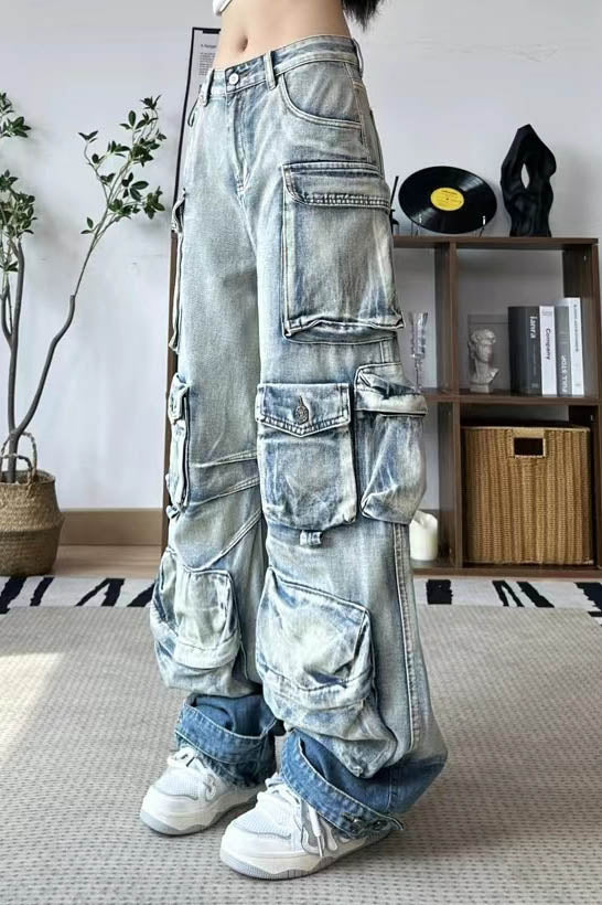 Sofia™ | Jeans dritti con eleganti dettagli in strass