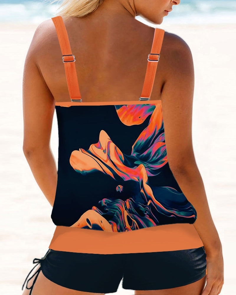 Victoria™ | Chic Printed Tankini Swimsuit