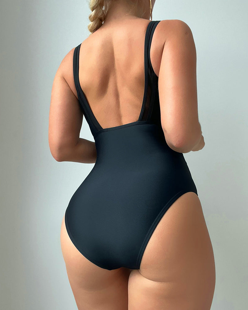 Victoria™ | Solid Colour One-Piece Swimsuit