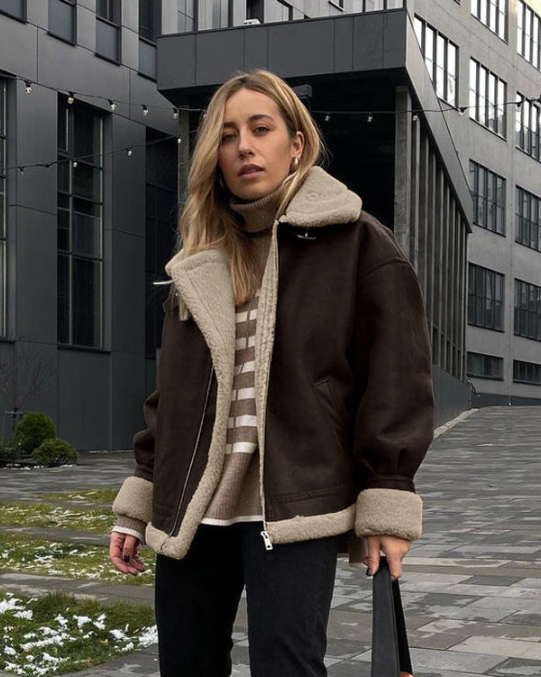 Victoria™ | Banbury Suede & Shearling Jacket