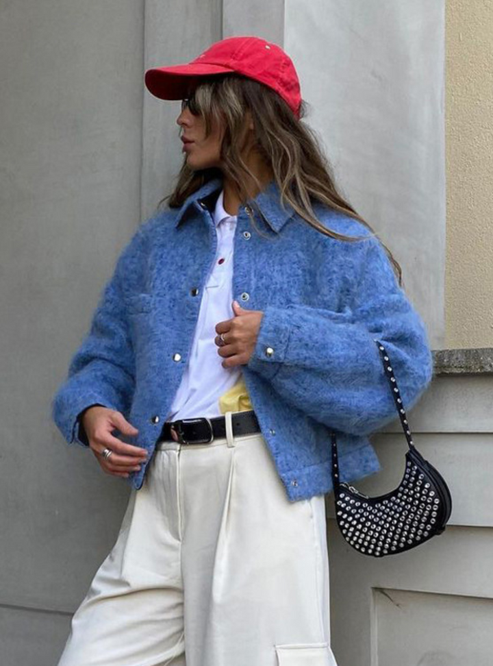 Sofia™ | Laurel Snap-Button Jacket: Amore al Primo Indosso