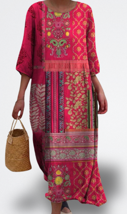 Marlen Vestito Lungo Boho