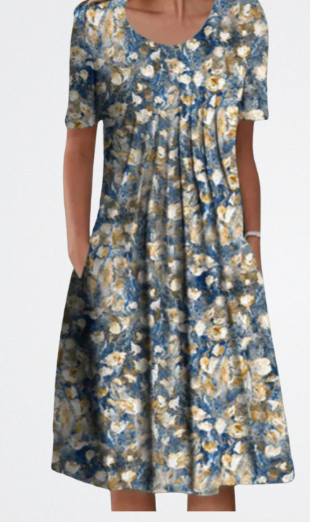 Ariana | Vestito Floreale che Valorizza la Figura