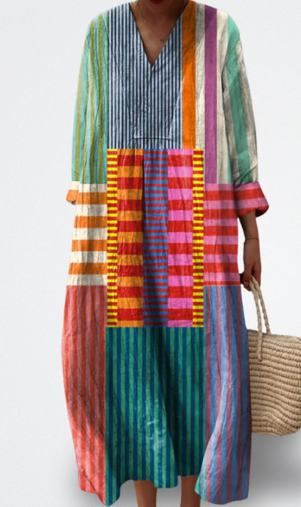 Rya Vestito Midi Elegante con Pieghe