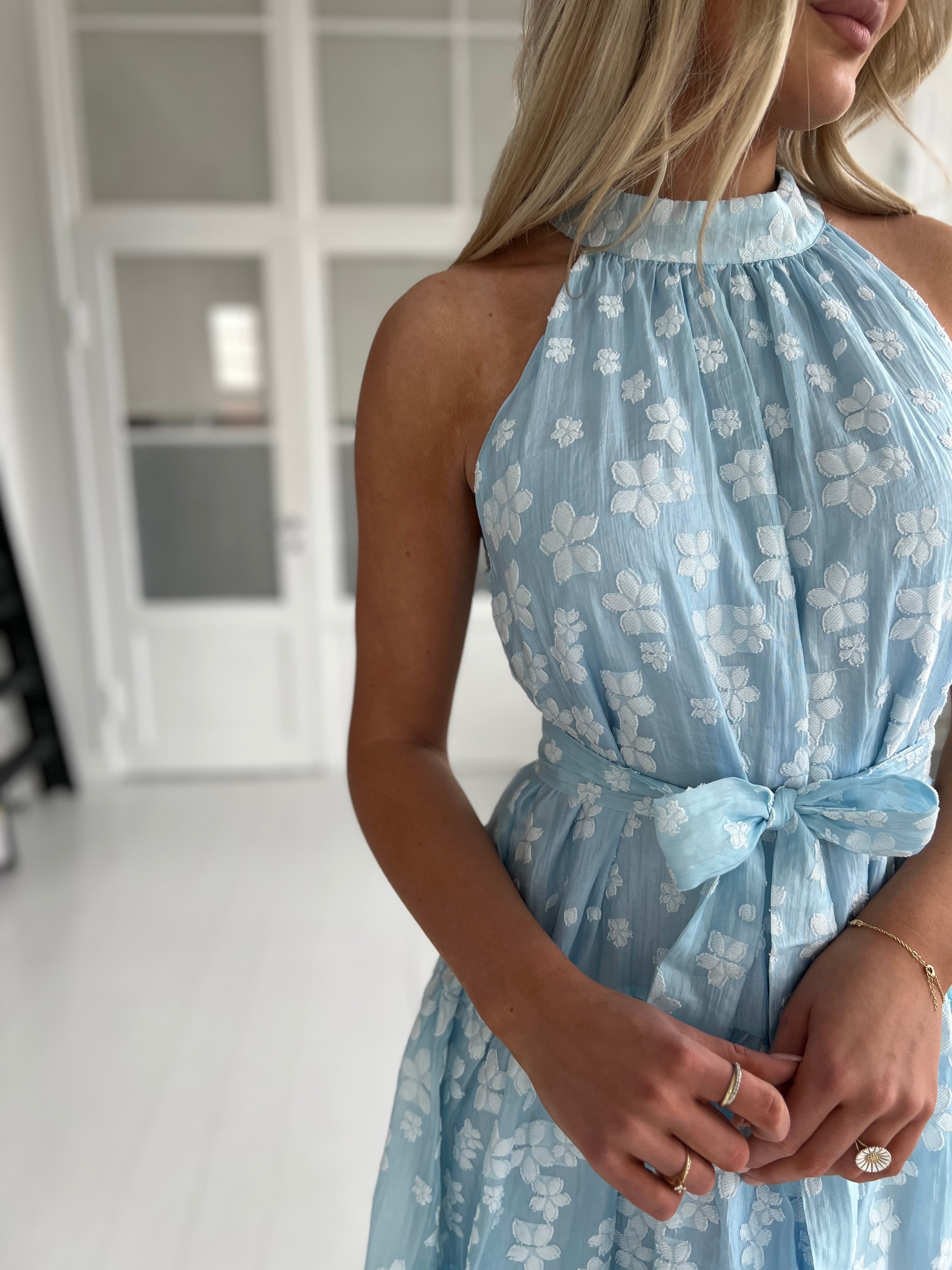 Victoria™ | Lily McBee Blue Flower Dress