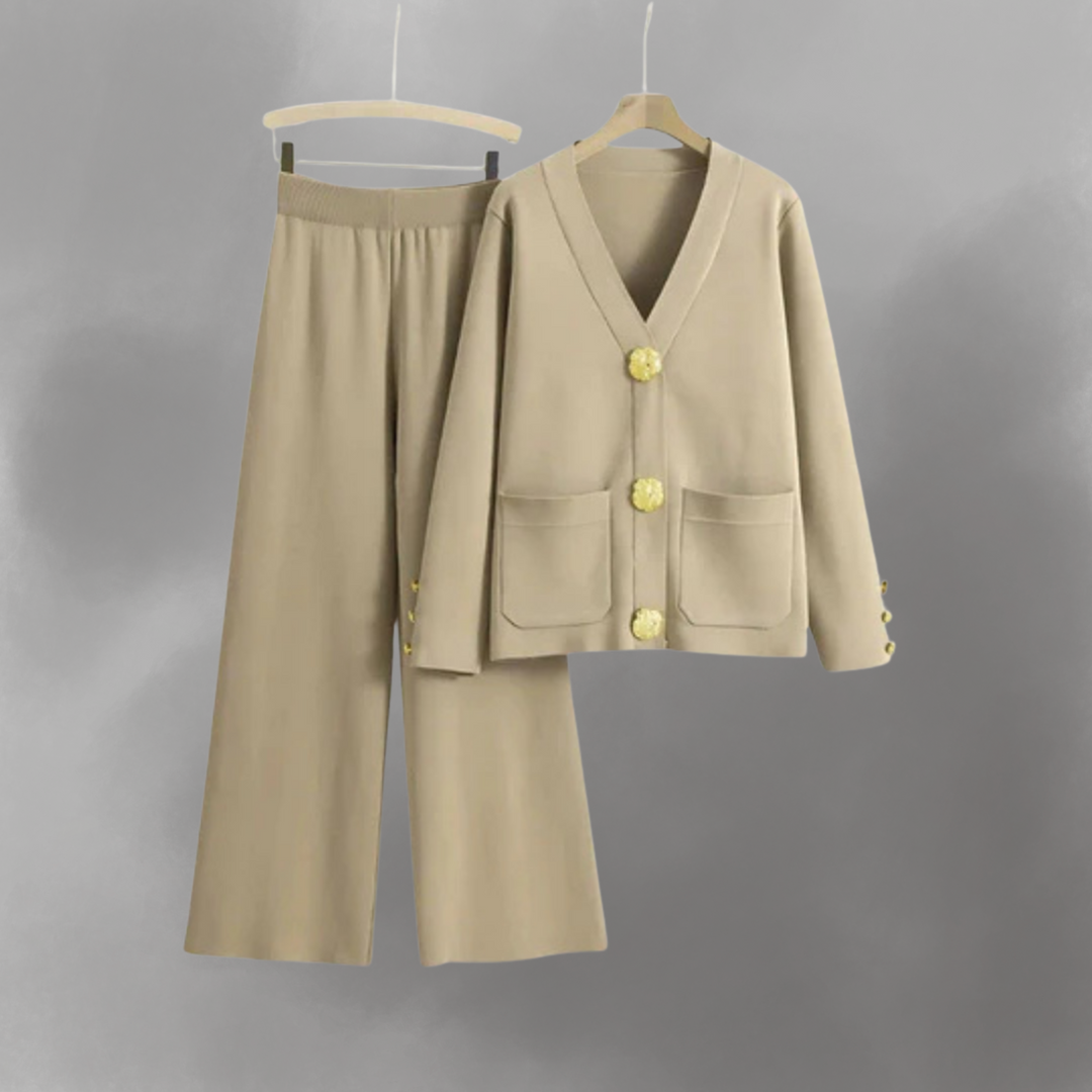 Sofia™ | Celeste Set di maglieria di lusso