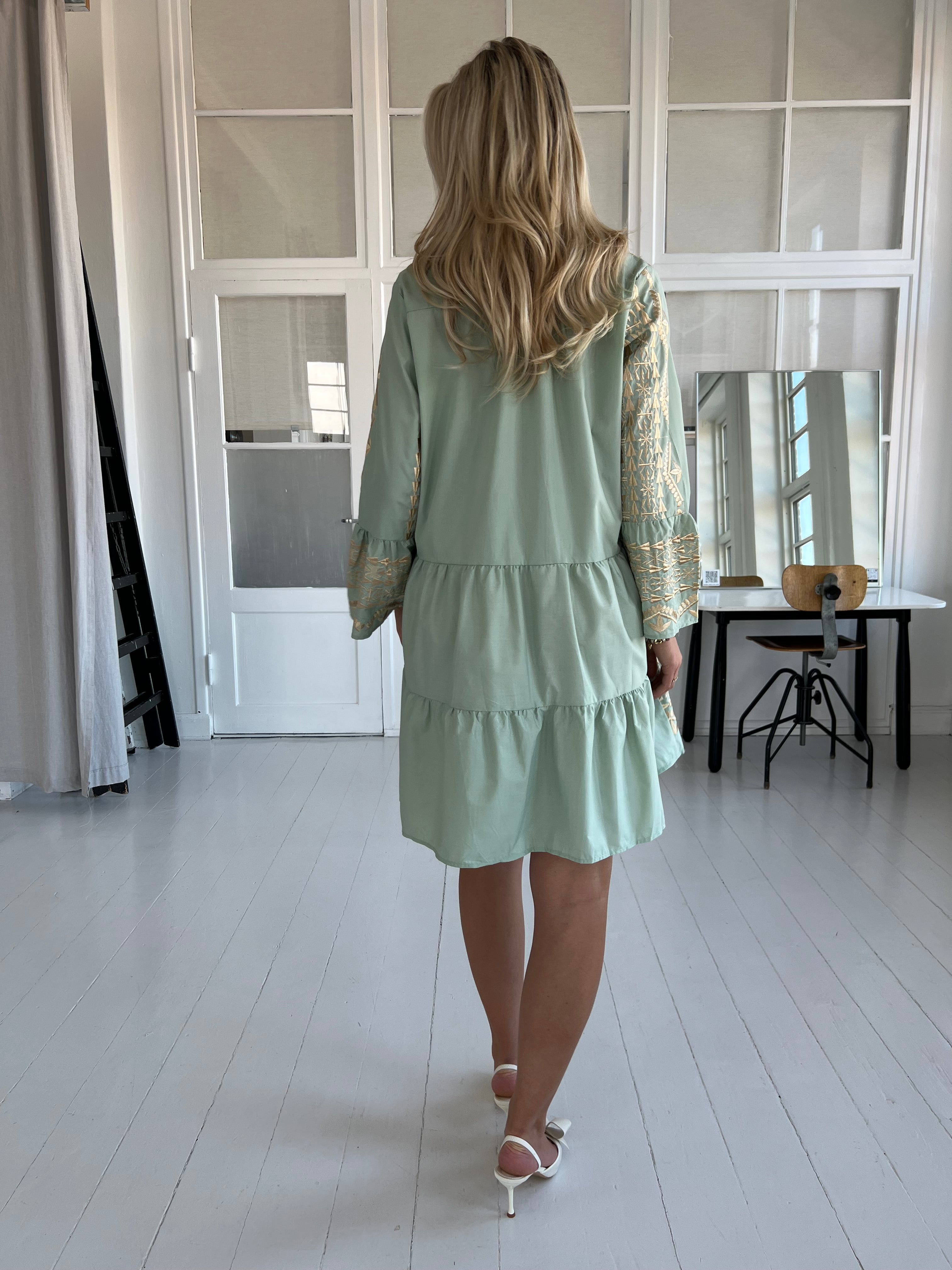 Victoria™ | Flam Green Bohemian Tunic