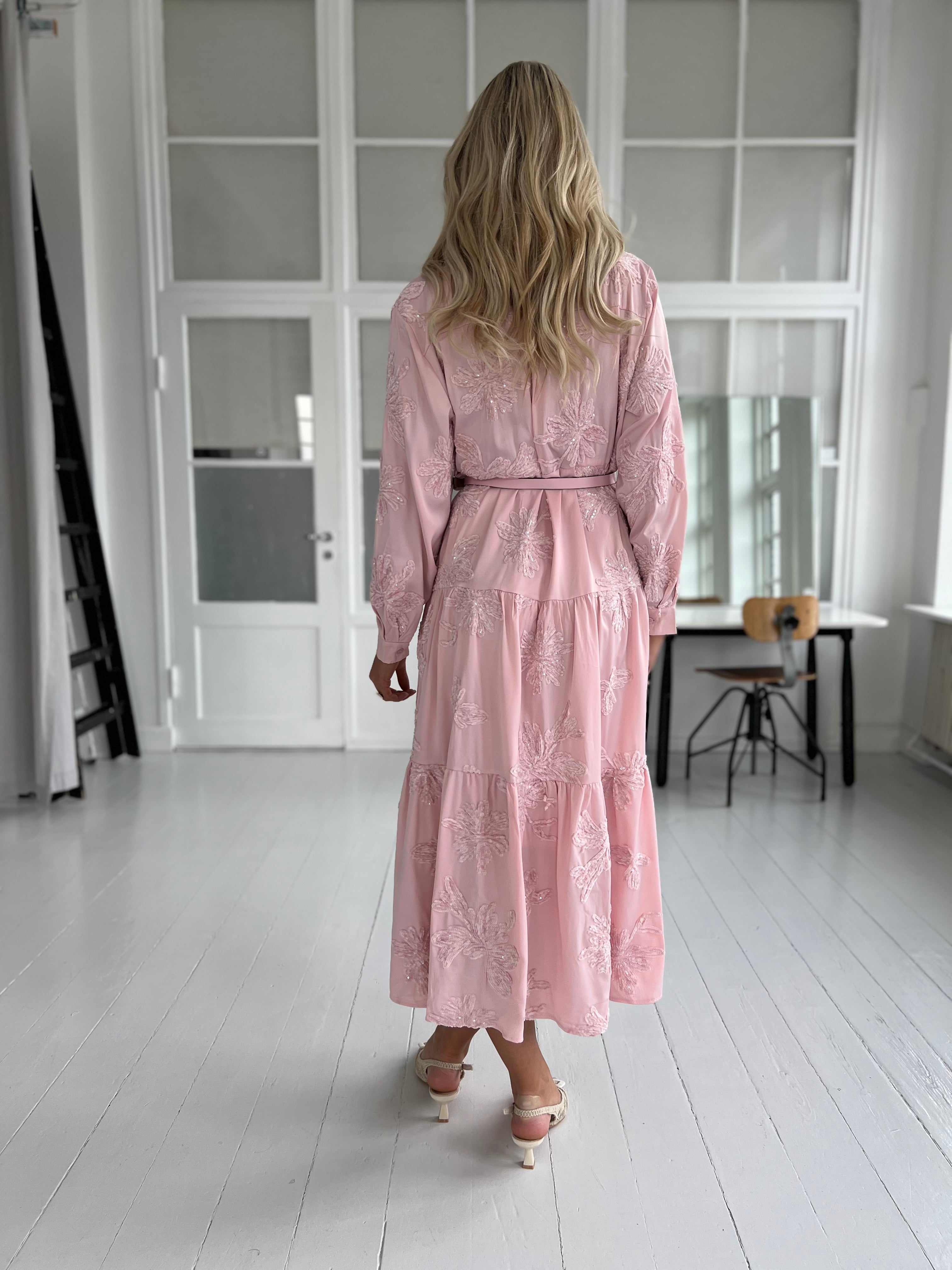 Victoria™ | Flam Pink Shirt Dress