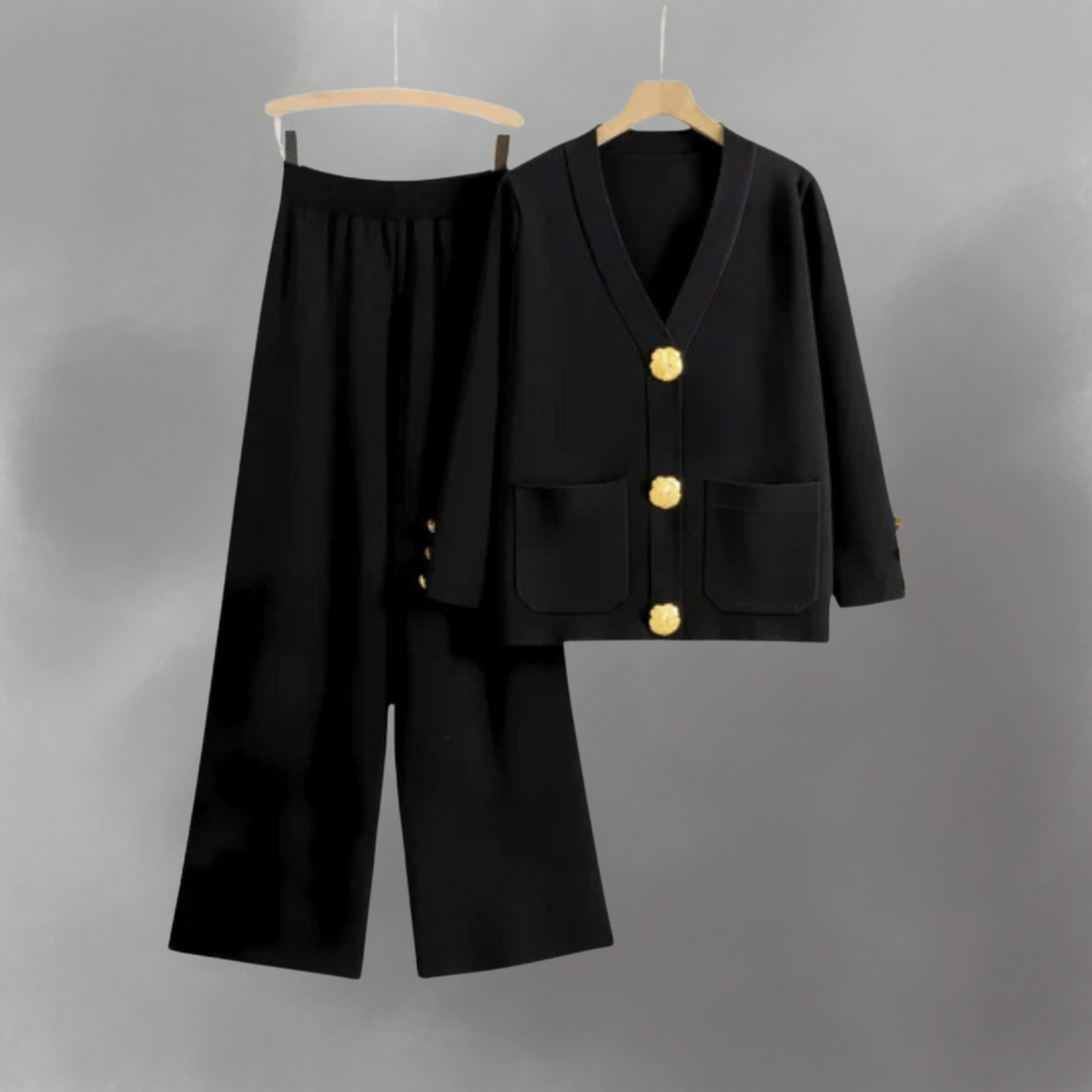 Sofia™ | Celeste Set di maglieria di lusso