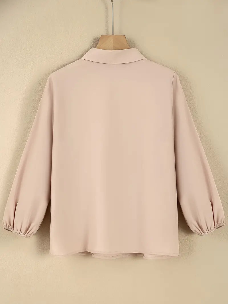 Victoria™ | Harley Long Sleeve Blouse with Zip