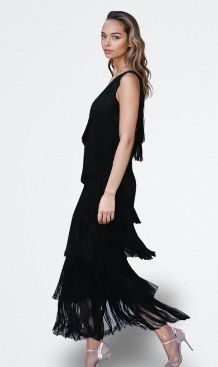 Vestito Lauren – Movimento con Frange