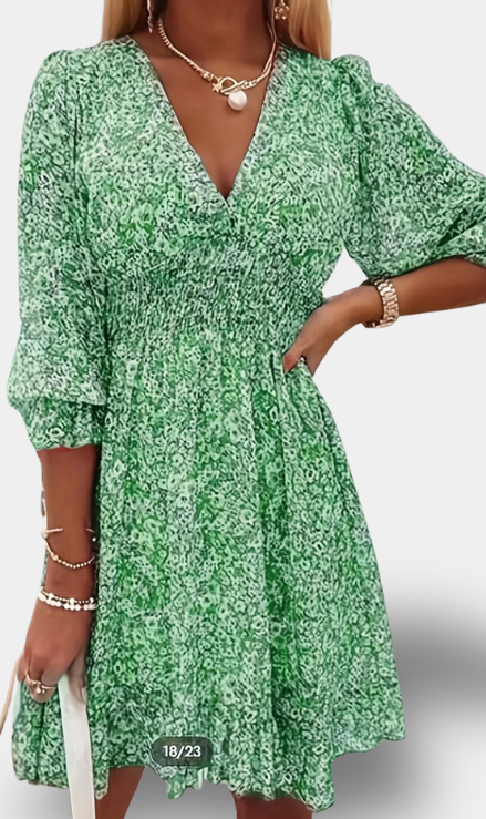 Barbara Vestito Estivo per Donna - Tessuto Leggero e Casual