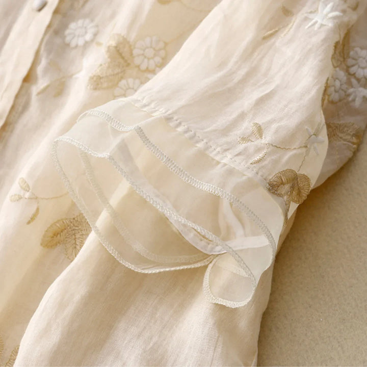 Laurienne™ | Blusa ricamata