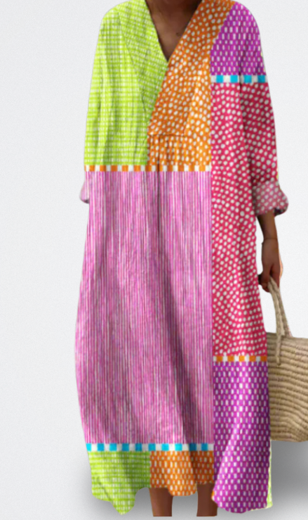 Rya Vestito Midi Elegante con Pieghe