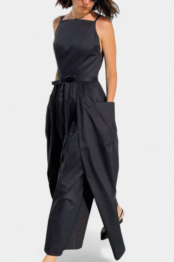 Dezi Vestito Lungo con Lacci Laterali