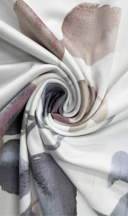 Vestito Lungo Elegante Sorelle con Fiori