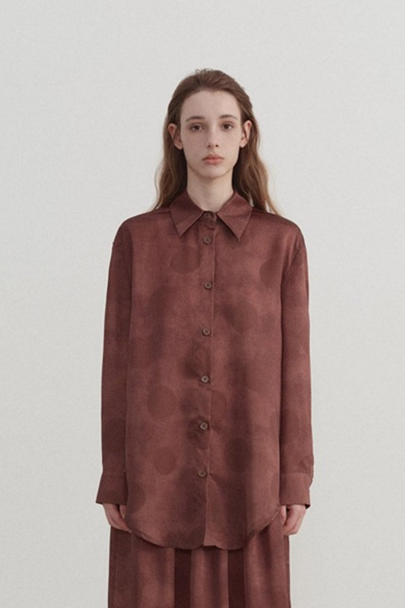 Sofia™ | Camicia a maniche lunghe con stampa a pois