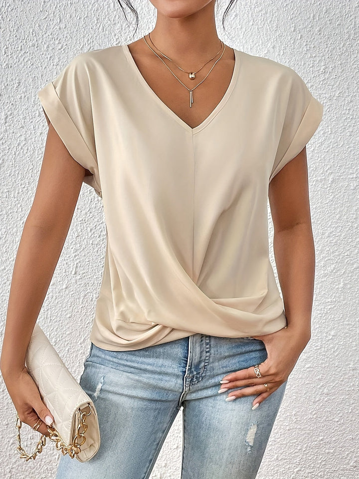 Sofia™ | Faina Elegante camicia casual con scollo a V