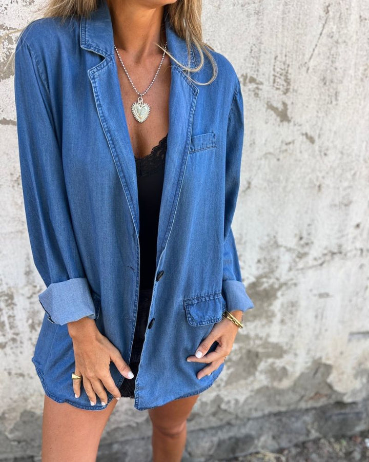 Sofia™ | Casual Denim Blazer