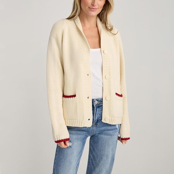 Sofia™ | Lydia - Cardigan con Stampa di Gamberetti