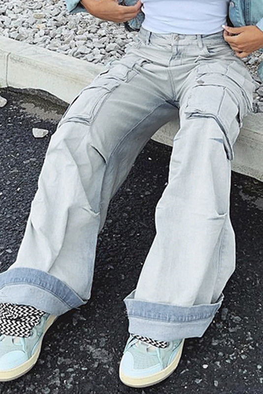 Sofia™ | Jeans dritti con eleganti dettagli in strass