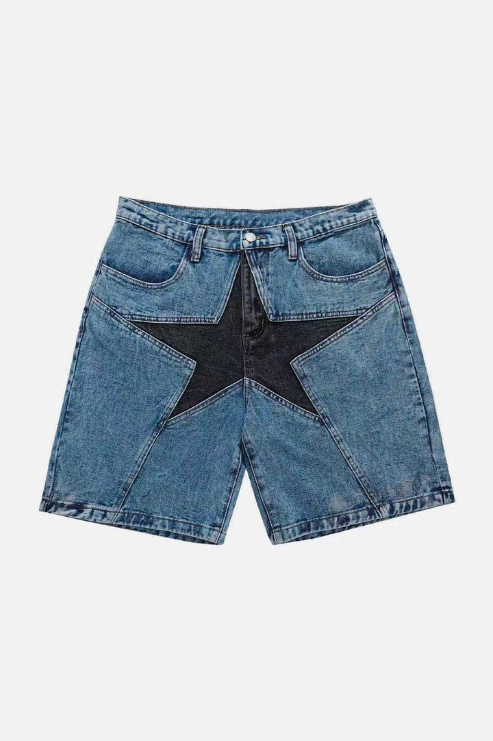 Sofia™ | Pantaloni cargo in denim a vita alta