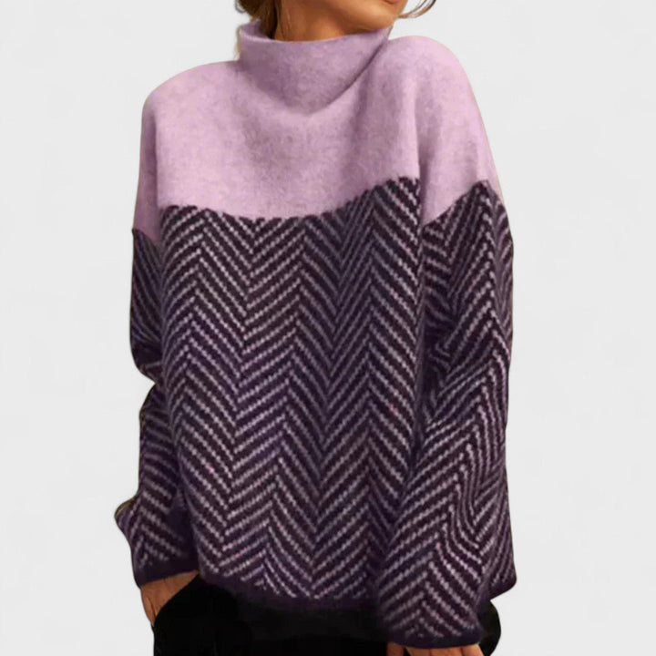 Malene - Maglione a collo alto in cotone