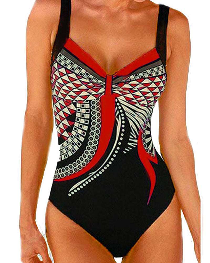 Victoria™ | Stylish Patterned One-Piece Swimsuit