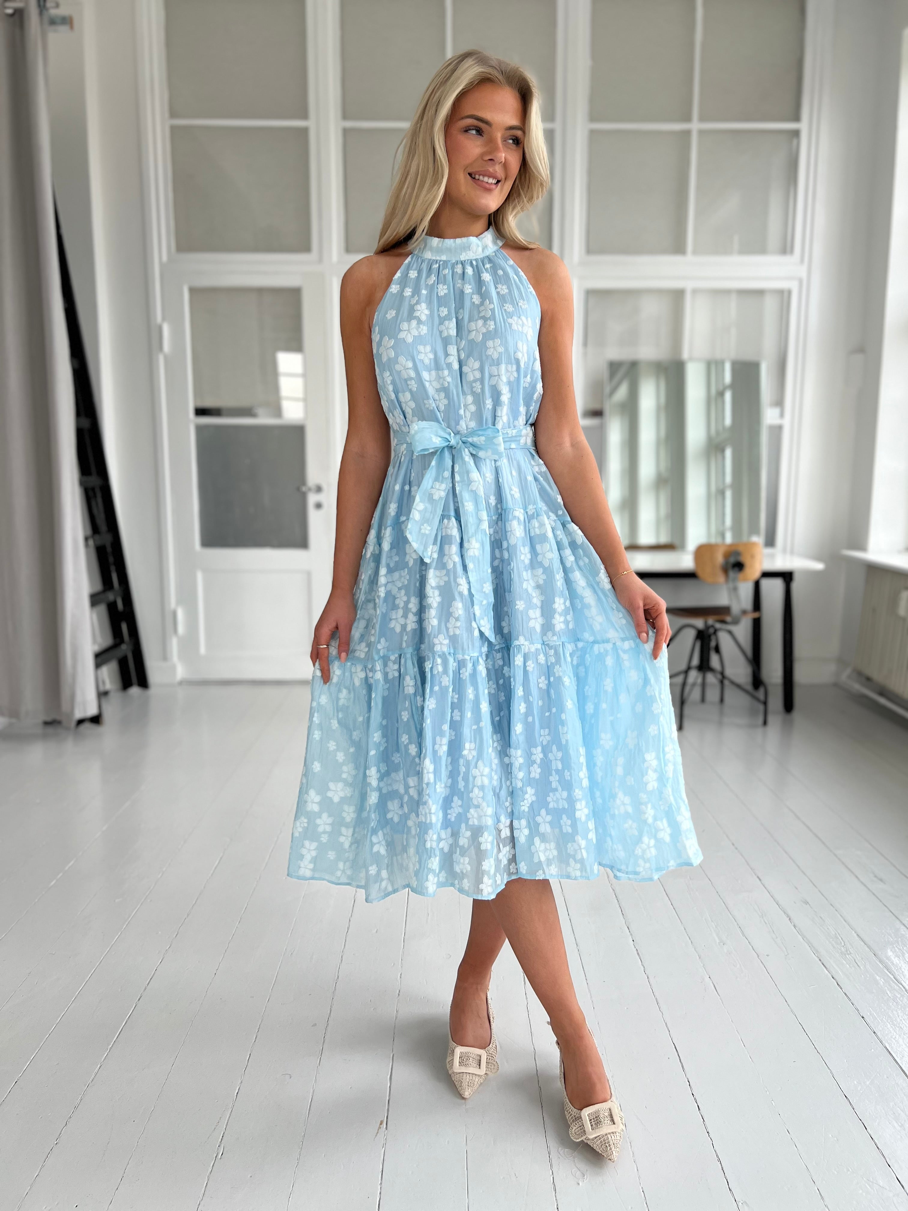 Victoria™ | Lily McBee Blue Flower Dress