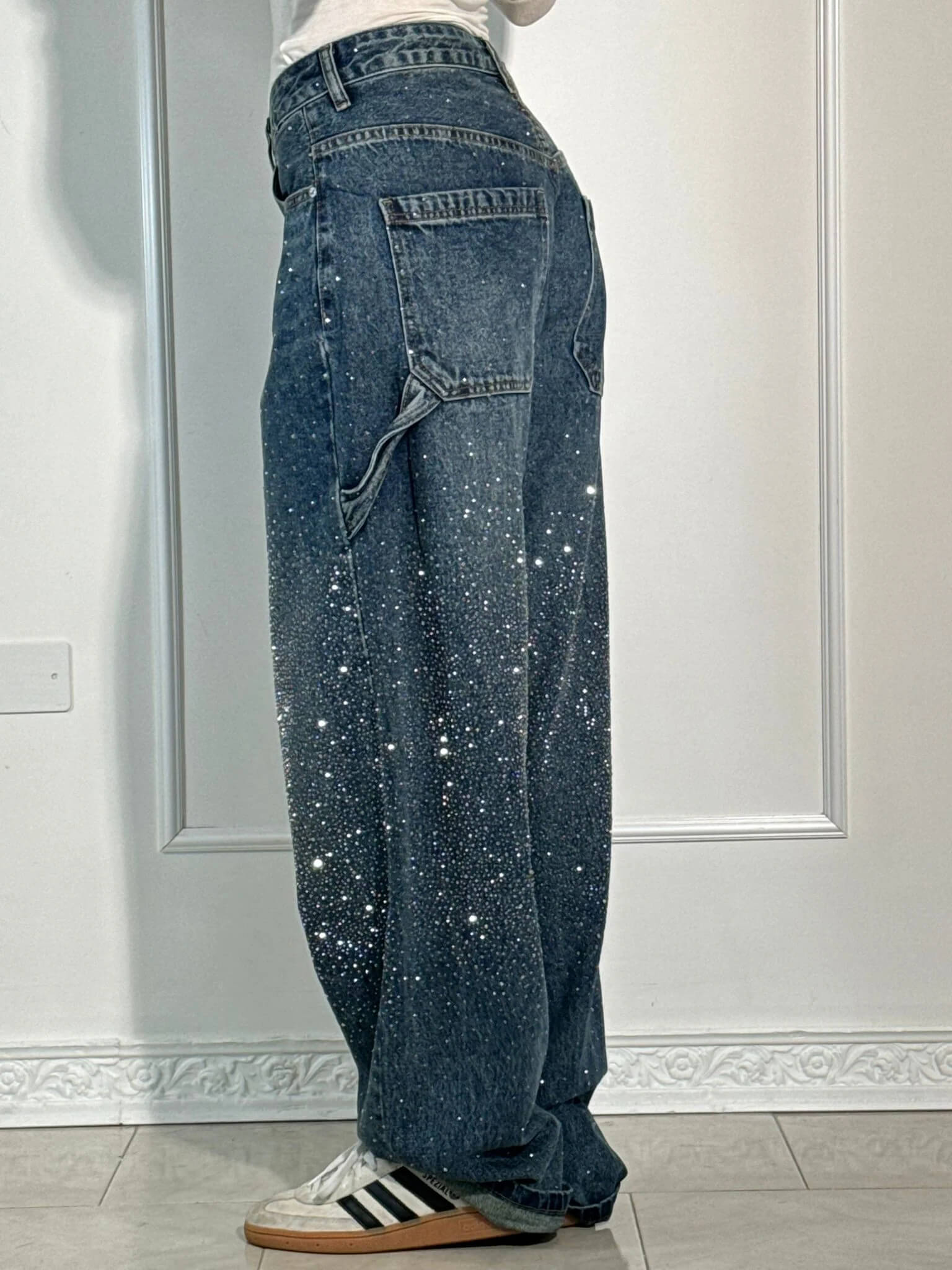 Victoria™ | Balloon Timmerman Shiny Denim Jeans