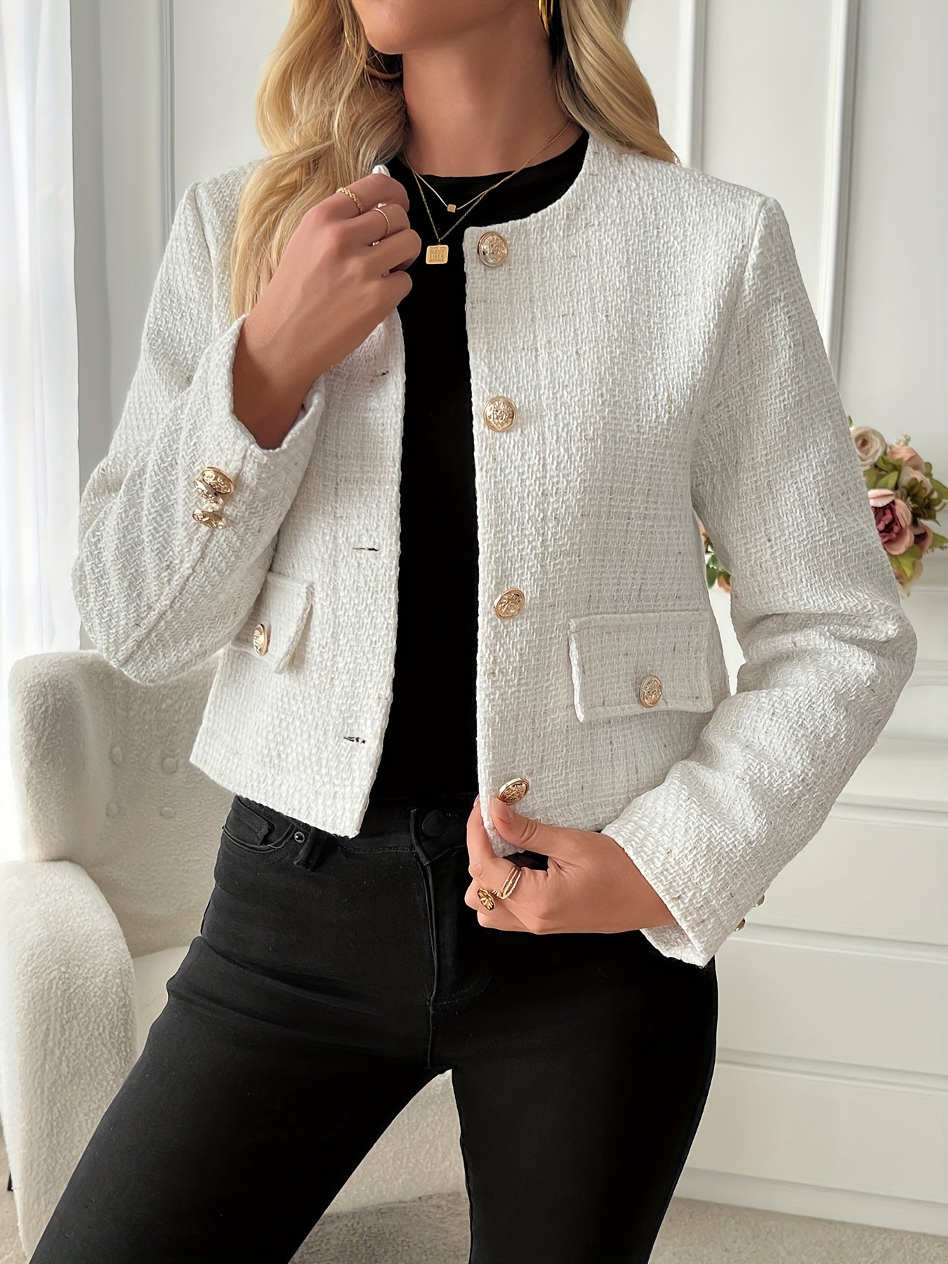 Alessia | Giacca in Tweed Corto