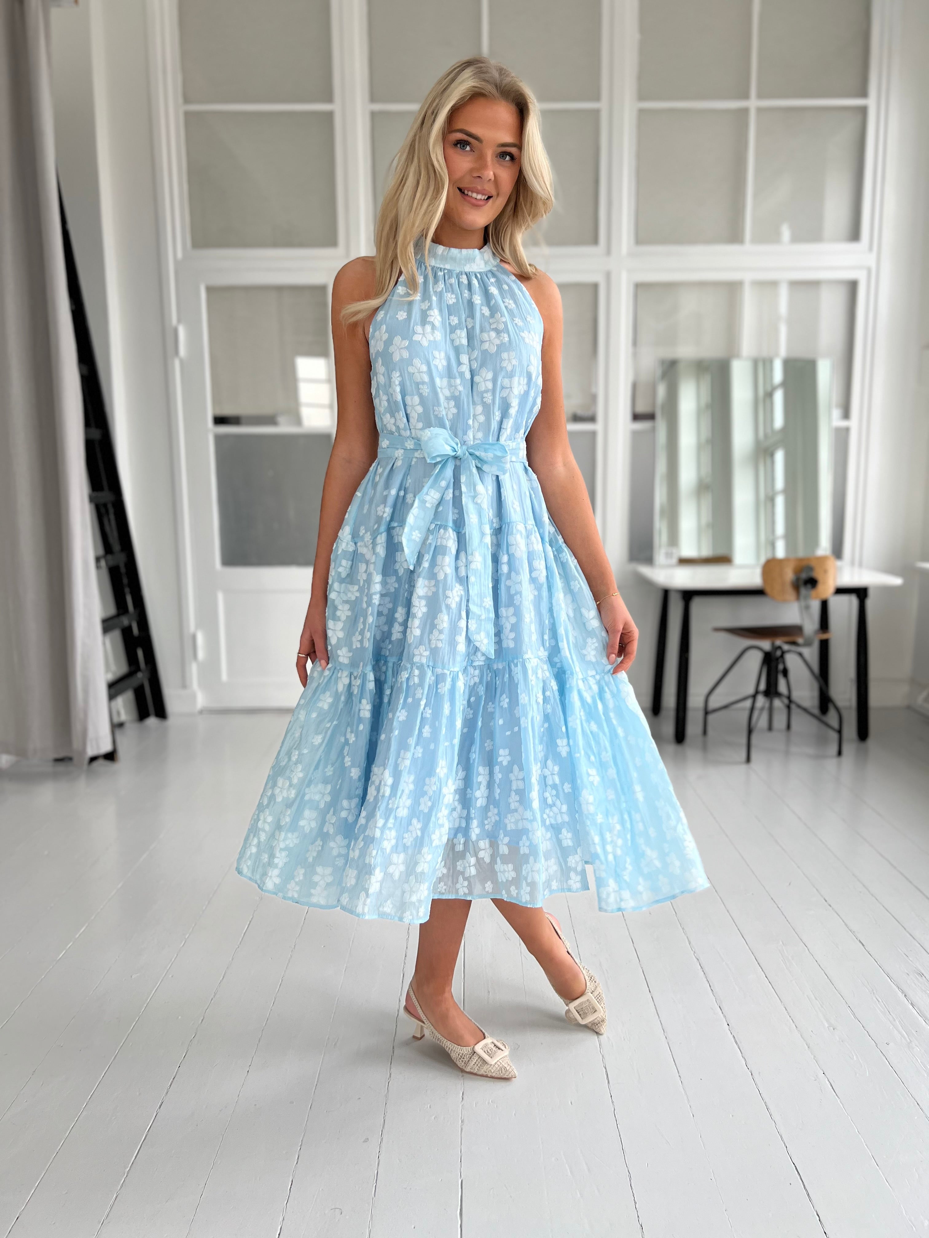 Victoria™ | Lily McBee Blue Flower Dress