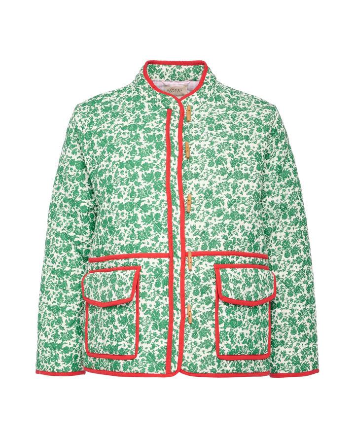 Sofia™ | Giacca Patchwork con Stampa Floreale di Amy