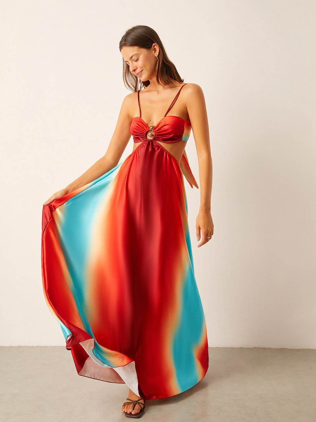 Soleina | Abito Maxi Colorato