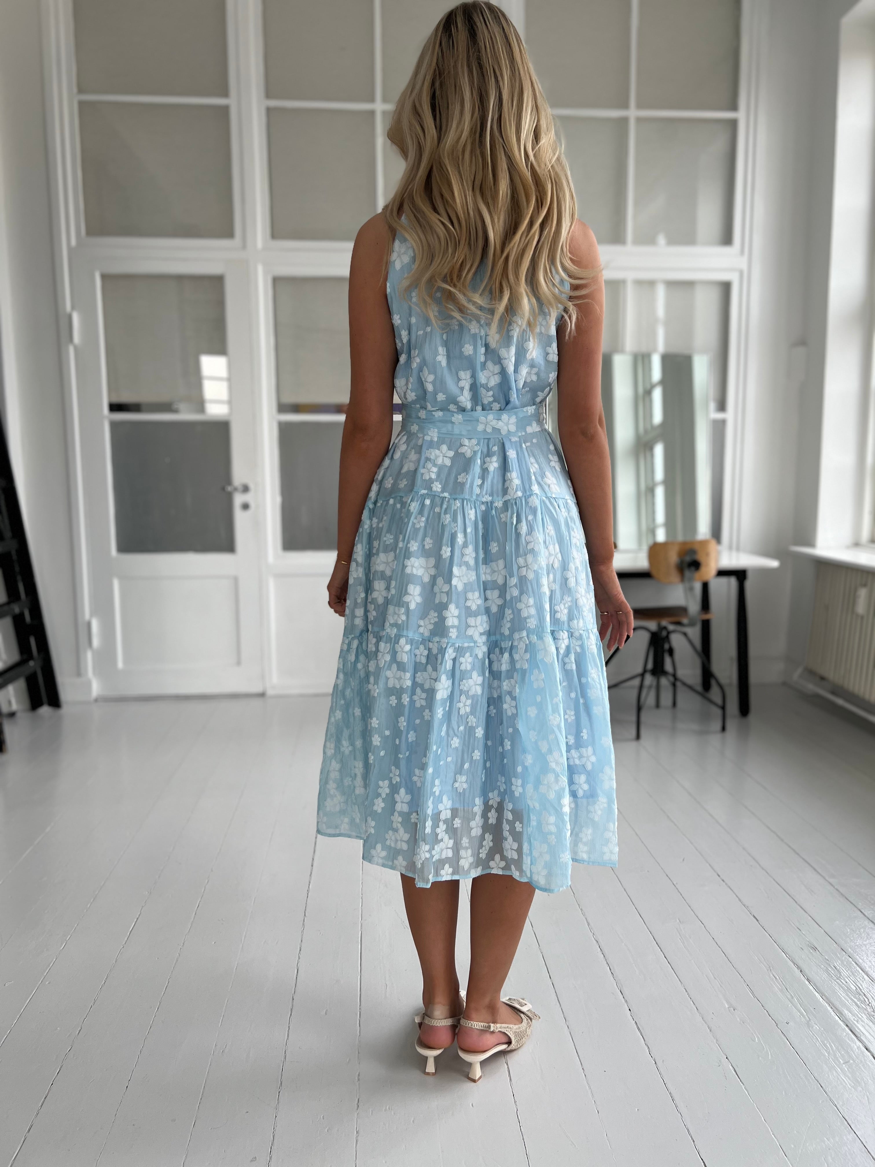 Victoria™ | Lily McBee Blue Flower Dress